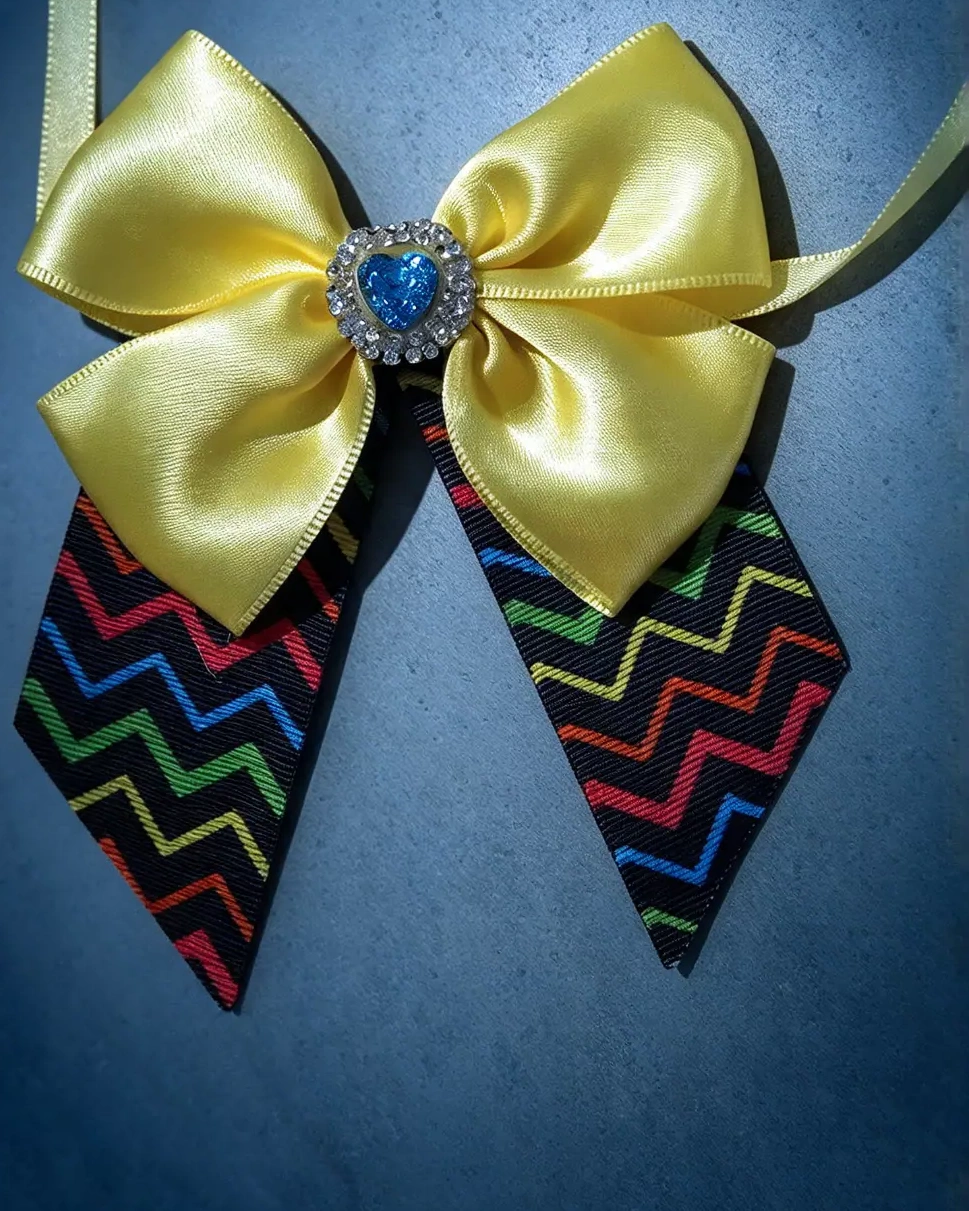 Laço Amarelo Chevron — Alberdog